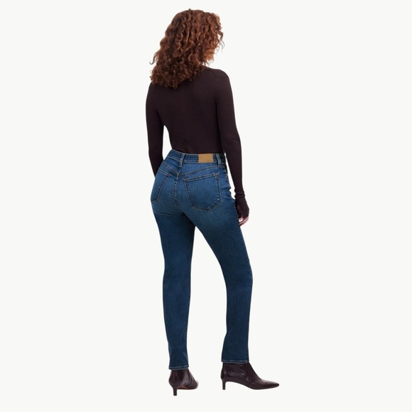 NWT Madewell The Petite Curvy Mid-Rise Perfect Vintage Jean in Kenmere | Sz 27P - Picture 5 of 14